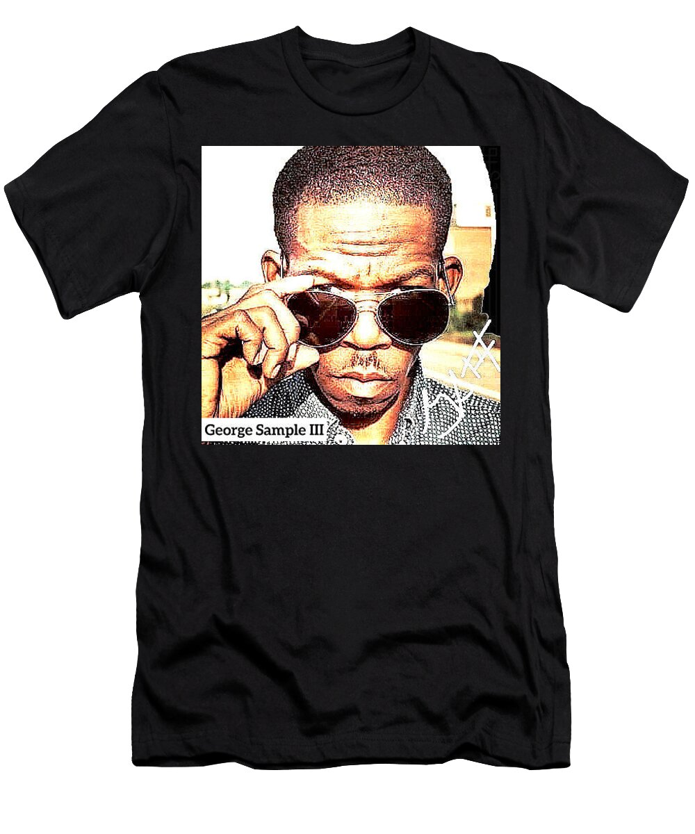 George Sample Iii Headshot Autographed Picture George Sample Iii T-Shirt