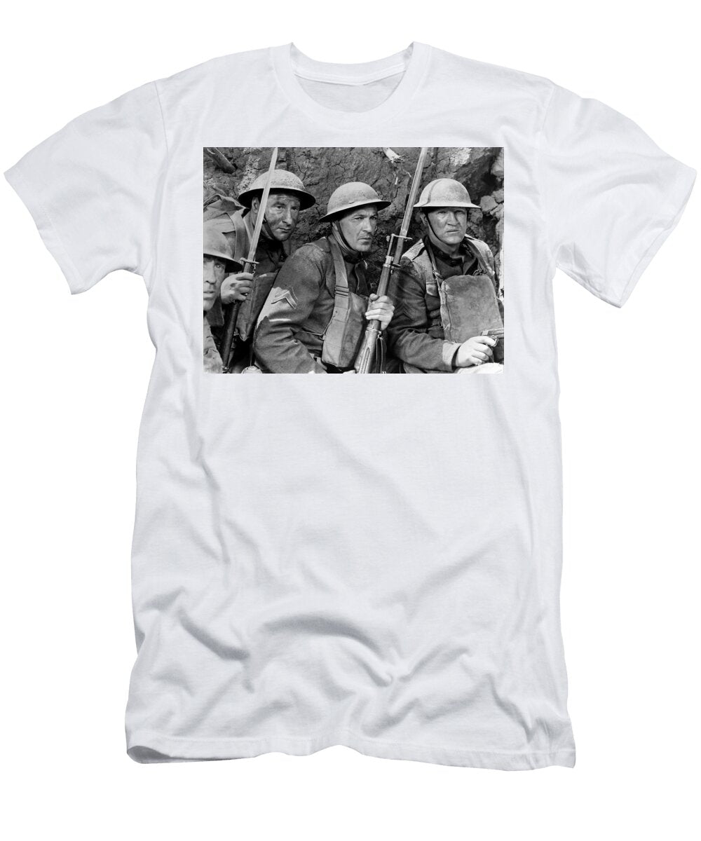 George Tobias Gary Cooper and Joe Sawyer As Doughboys Sergeant York 1941 David Lee Guss T-Shirt
