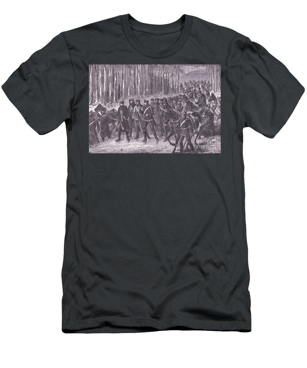 German Cavalry En Route for Paris Cassells History of the War Between France and Germany German School T-Shirt