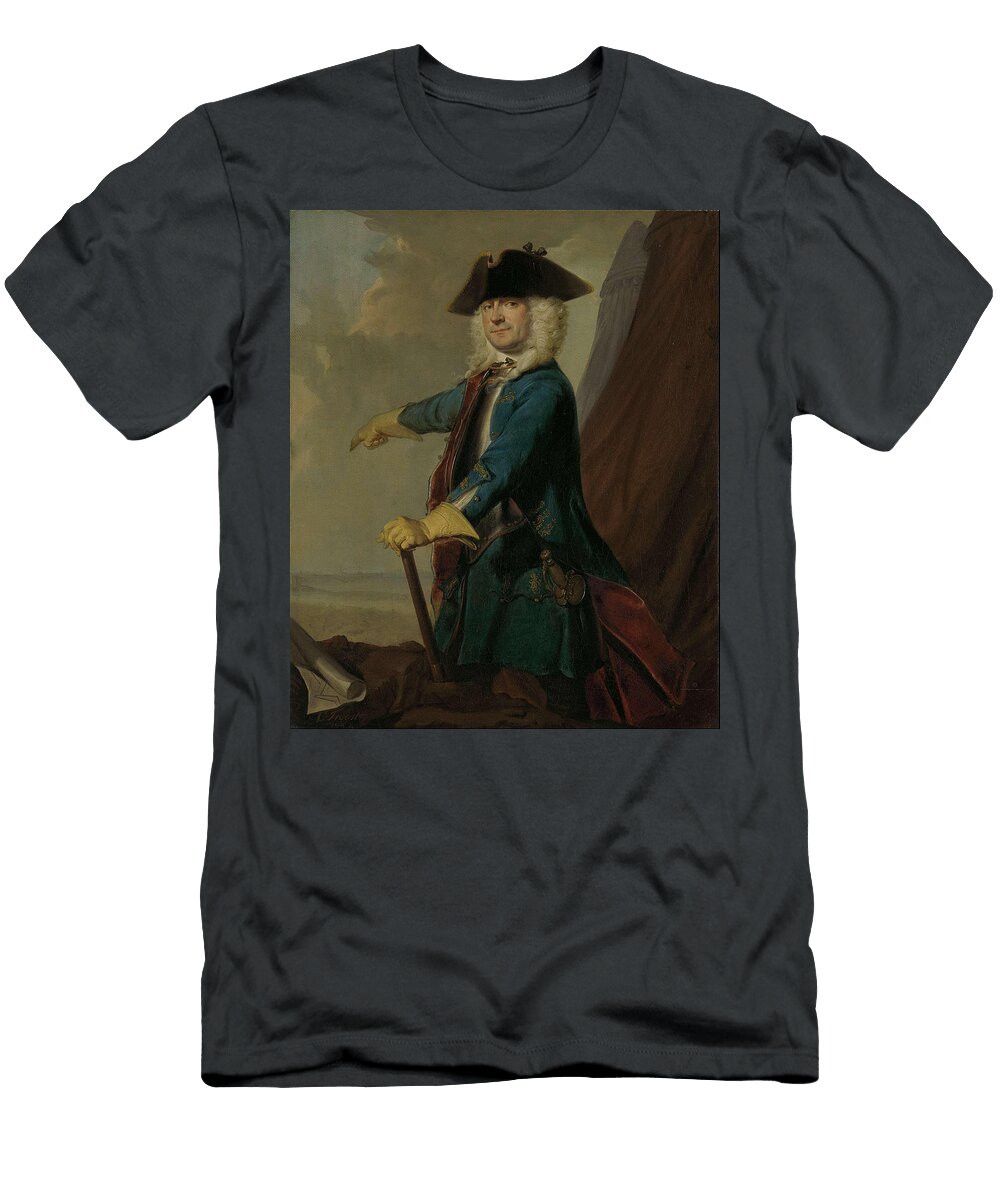 Gerrit Sichterman Quartermaster General of the Cavalry Colonel of the Oranje Groningen Infantry Regiment Commandant of Grave Cornelis Troost T-Shirt