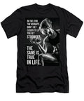 Get Stronger Gym and Life Motivational Matthew Chan T-Shirt