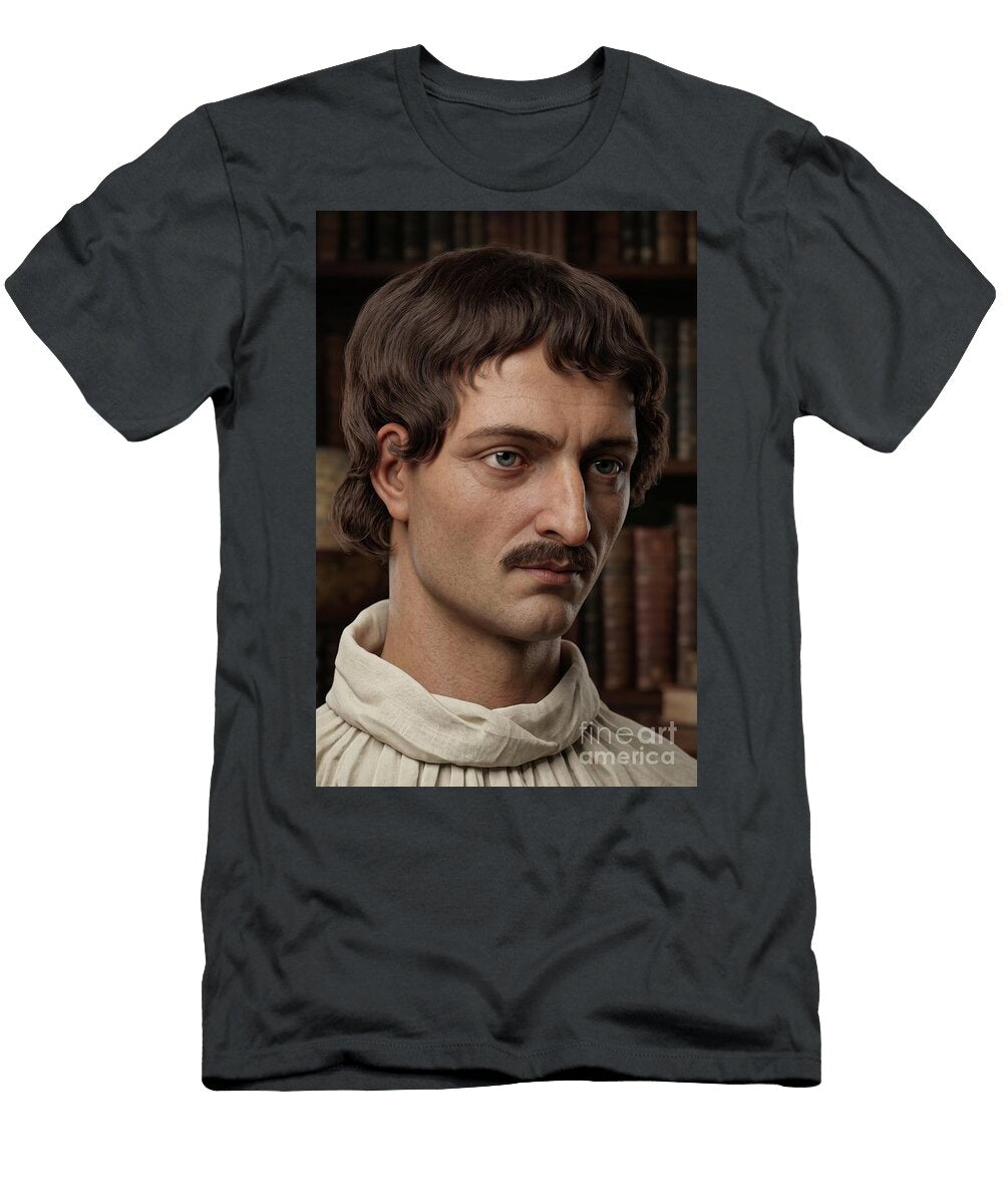 Giordano Bruno Young Italian Philosopher Gianpiero Lauretta T-Shirt