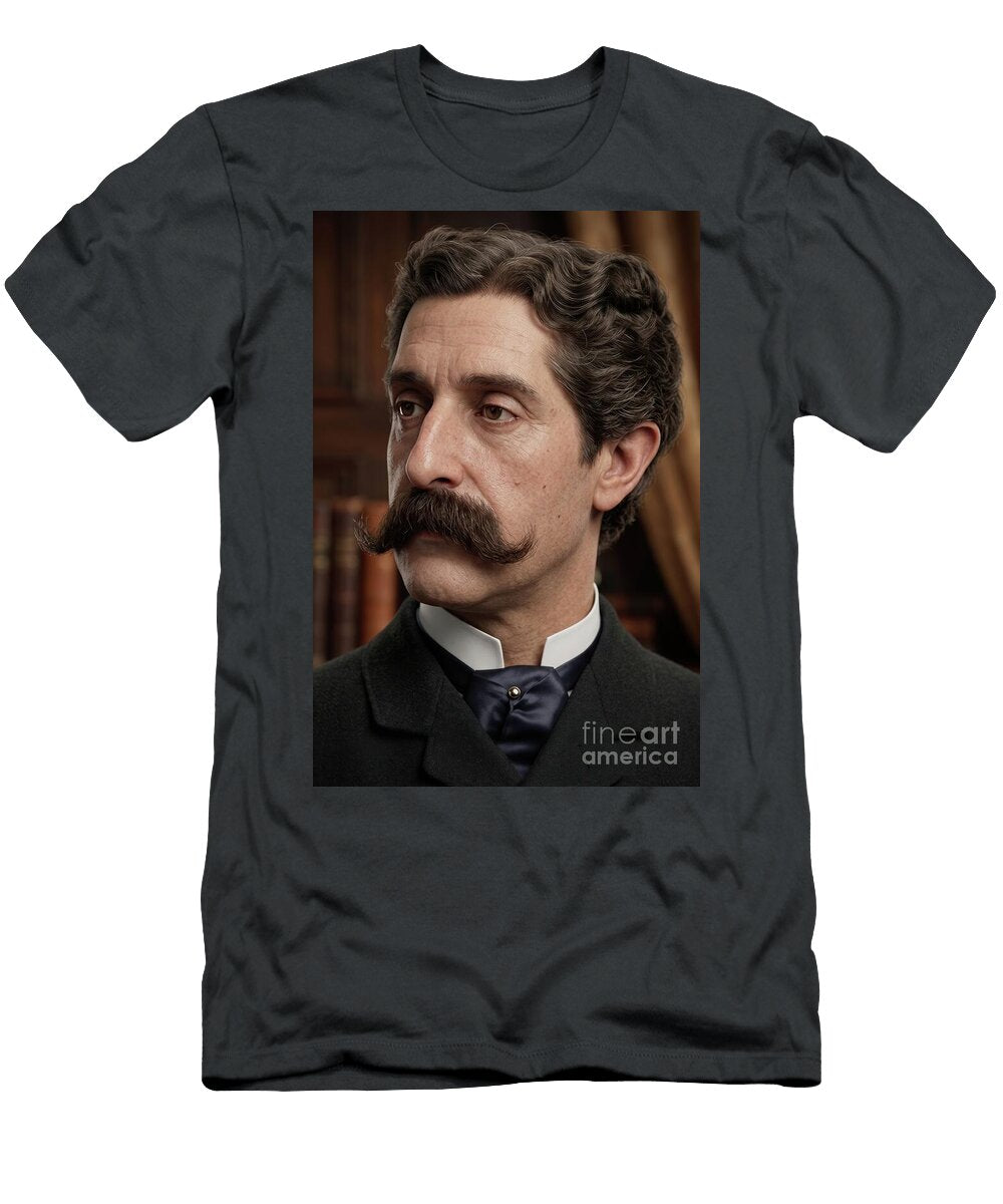 Giovanni Verga Middle Aged Italian Writer Gianpiero Lauretta T-Shirt