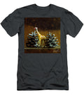 Giraffe Figurine and Christmas Pine Cones Bernard Jaubert T-Shirt