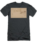 Girl Reading in Bed C1882 Pen Brown Ink with Traces of Graphite on Pink Wove Paper James Abbott Mcneill Whistler T-Shirt