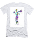 Girl Weightlifter Watercolor Anatomy White Lotus T-Shirt
