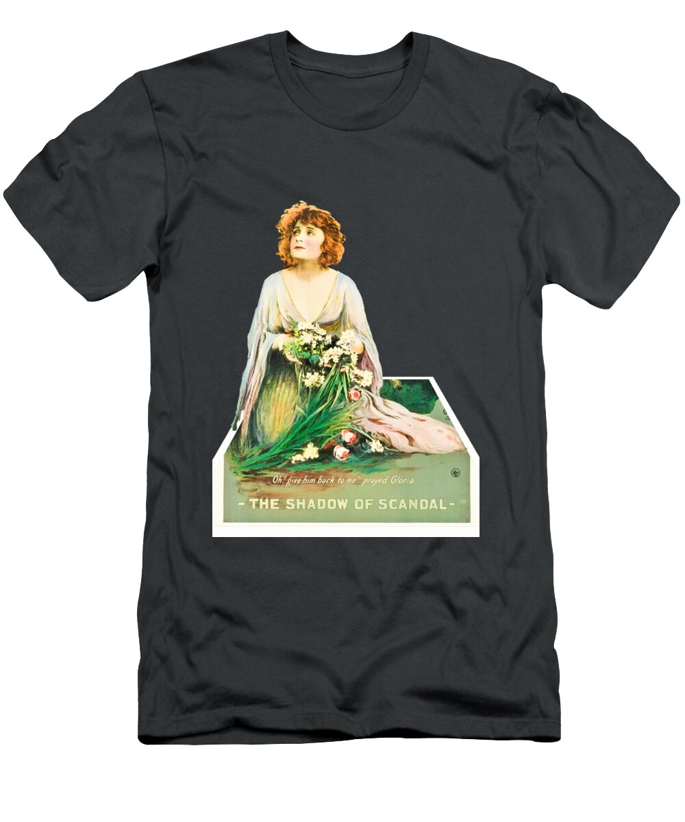 Glorias Romance 1916 3d Movie Poster Stars on Art T-Shirt