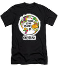Go Vegan Vegetarian Veggie Veganism Food Gift Idea Tshirtconcepts Marvin Poppe T-Shirt