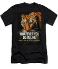 Goals Hustle Gym Success Tiger Motivational Matthew Chan T-Shirt