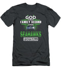 God First Family Second Then Seahawks Football Hoodie Swea S Graphic Trendi Josef Rehn T-Shirt