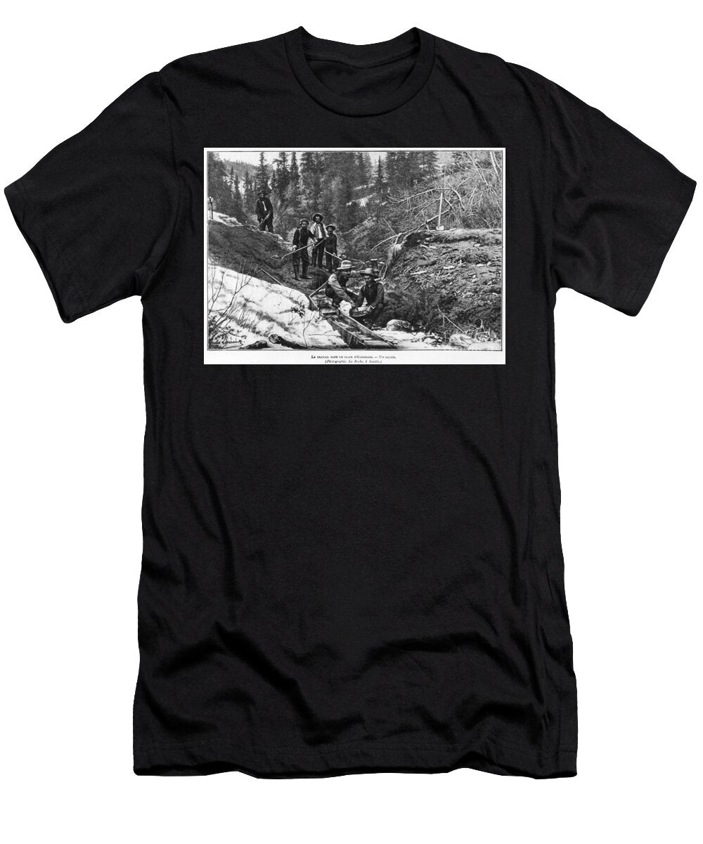 Gold Mining in Alaska Illustration From Lectures Pour Tous Circa 1898 99 Photo American Photographer T-Shirt