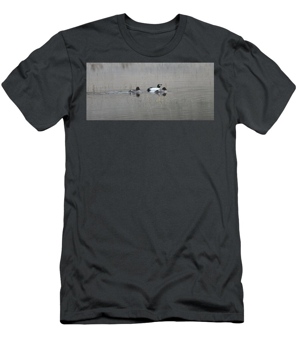 Golden Eyes Whispering Peaks Photography T-Shirt