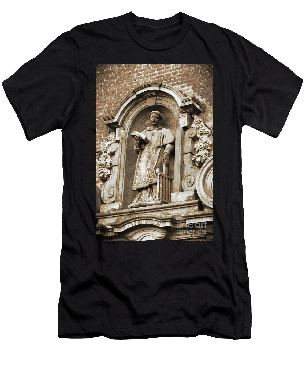 Gothic Scholar Relief in Sepia Carol Groenen T-Shirt
