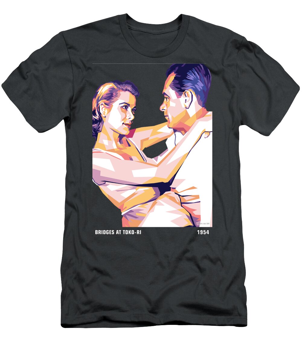 Grace Kelly and William Holden Stars on Art T-Shirt