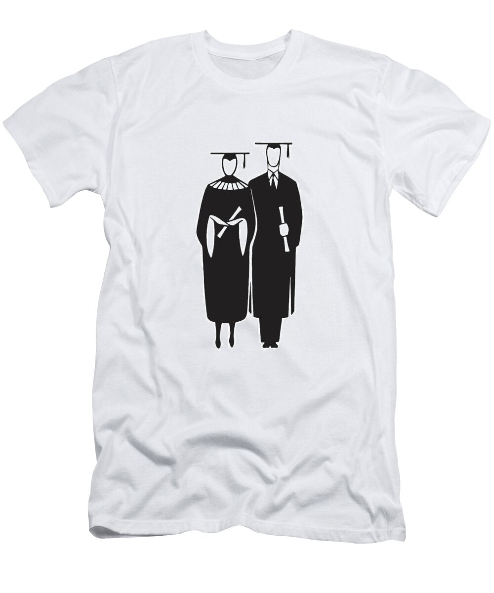 Graduate Couple Csa Images T-Shirt