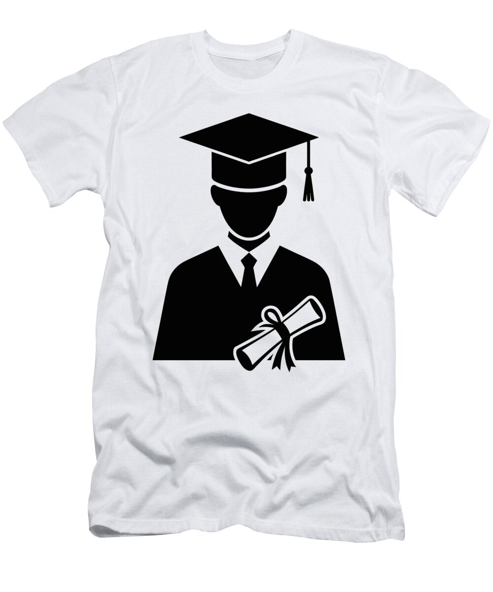 Graduate Silhouette Holding Diploma Joanna Redesiuk T-Shirt