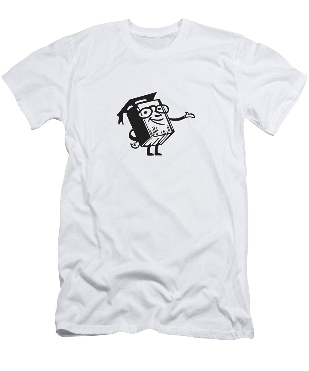 Graduated Book Man Csa Images T-Shirt