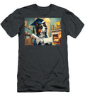 Graduating Dog with Diploma Border Collie in a Graduate Cap and Gown Holding a Diploma Carla York T-Shirt