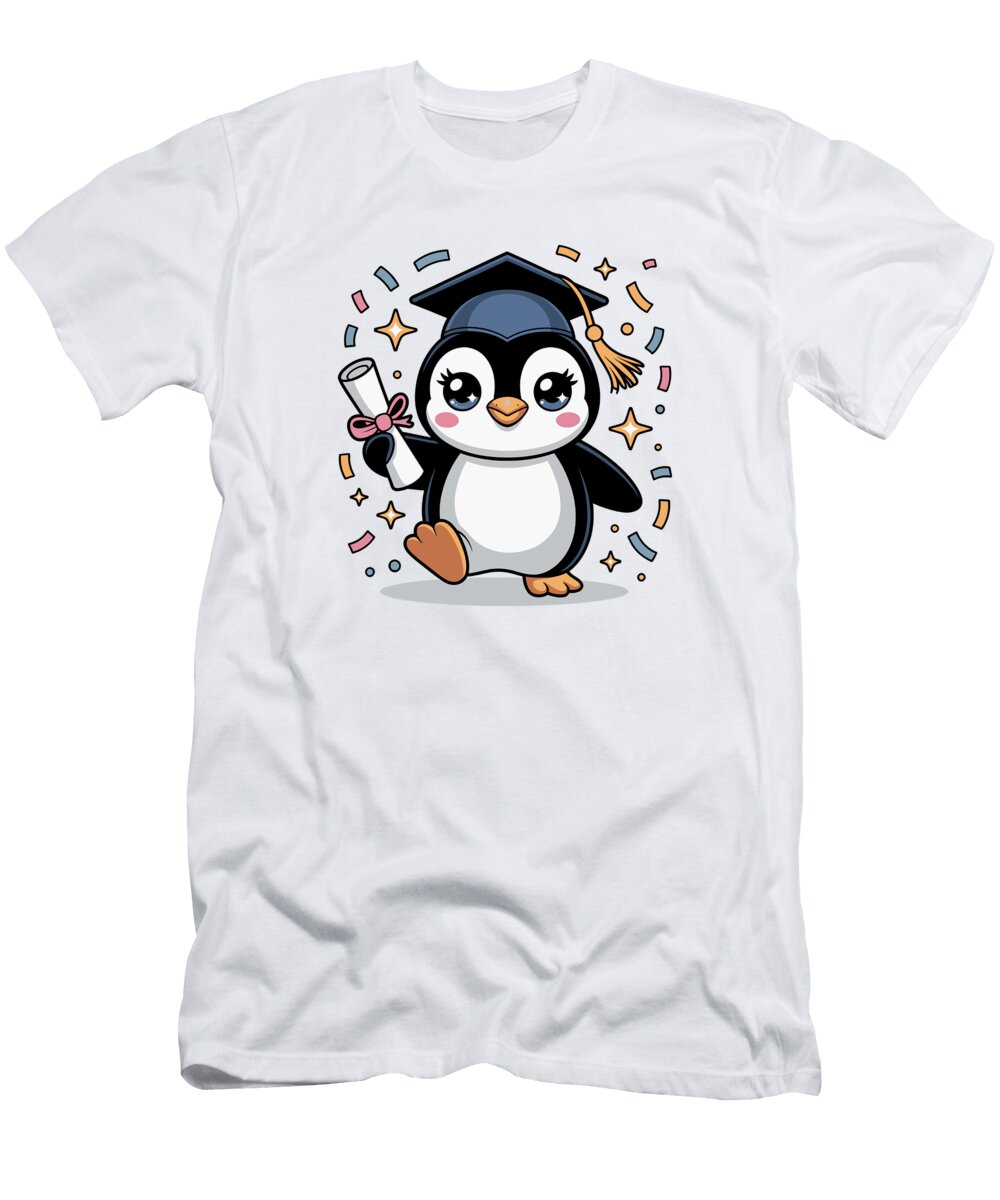 Graduating Penguin Celebration Joanna Redesiuk T-Shirt