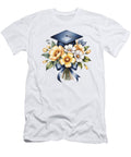 Graduation Cap and Floral Bouquet Joanna Redesiuk T-Shirt