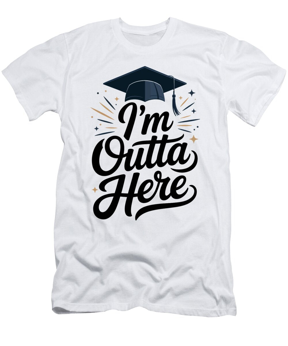 Graduation Cap and Text Joanna Redesiuk T-Shirt
