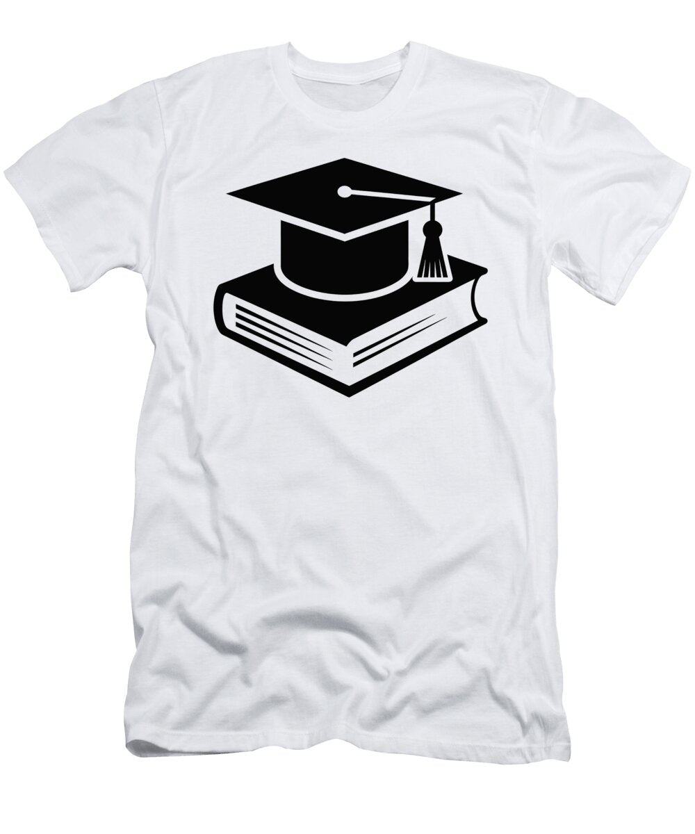 Graduation Cap on Book Joanna Redesiuk T-Shirt