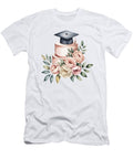 Graduation Cap on Floral Cake Joanna Redesiuk T-Shirt