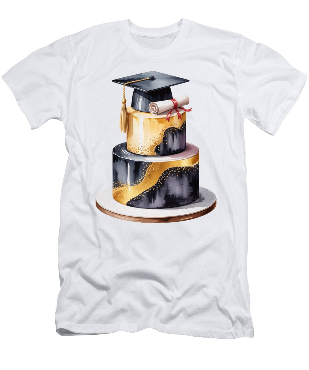 Graduation Celebration Cake Joanna Redesiuk T-Shirt