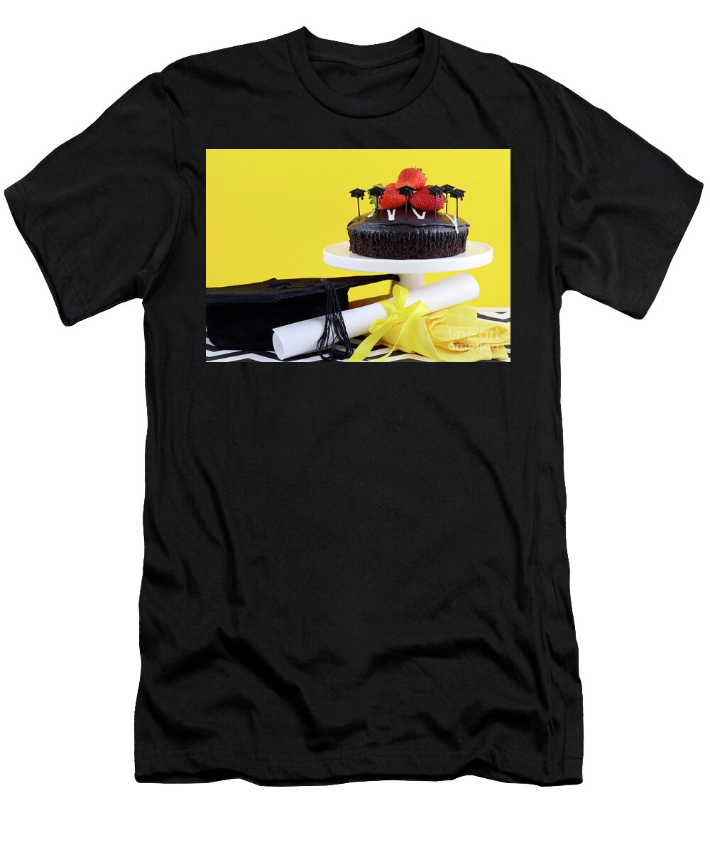 Graduation Day Party with Chocolate Cake Milleflore Images T-Shirt