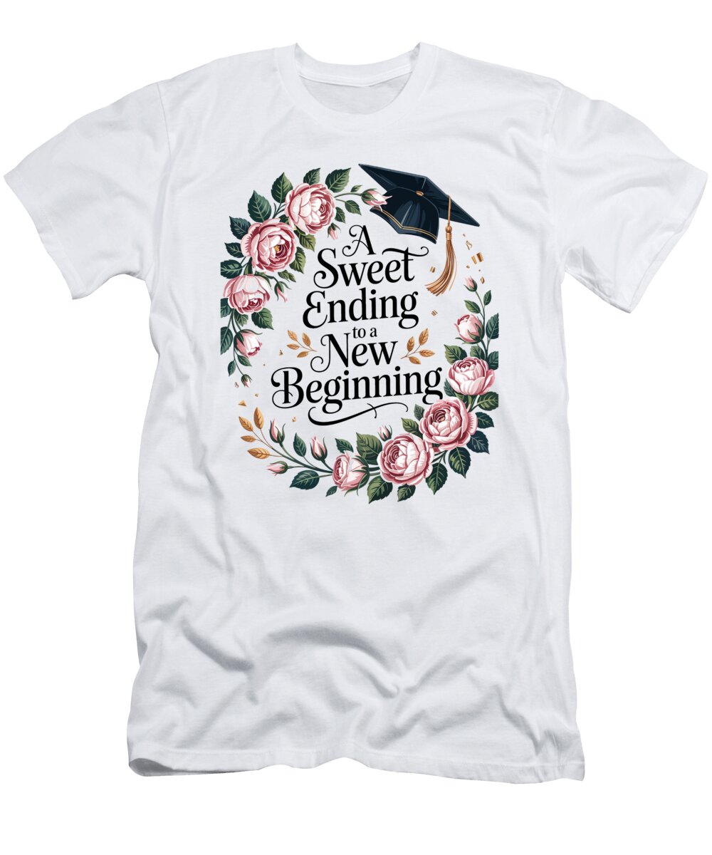 Graduation Floral Celebration Joanna Redesiuk T-Shirt