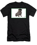 Graduation Gray Bulldog Green College Mascot Designs T-Shirt