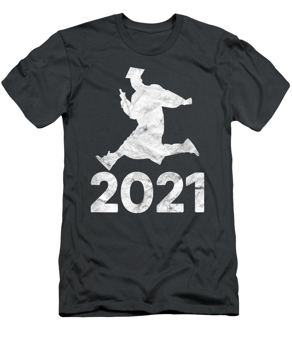 Graduation Her Him 2021 College Masters Degree Nursing Funny Milleb Keeva T-Shirt