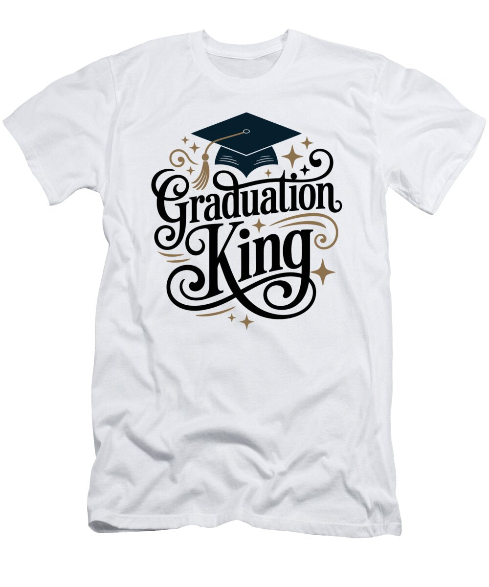 Graduation King Typography Design Joanna Redesiuk T-Shirt