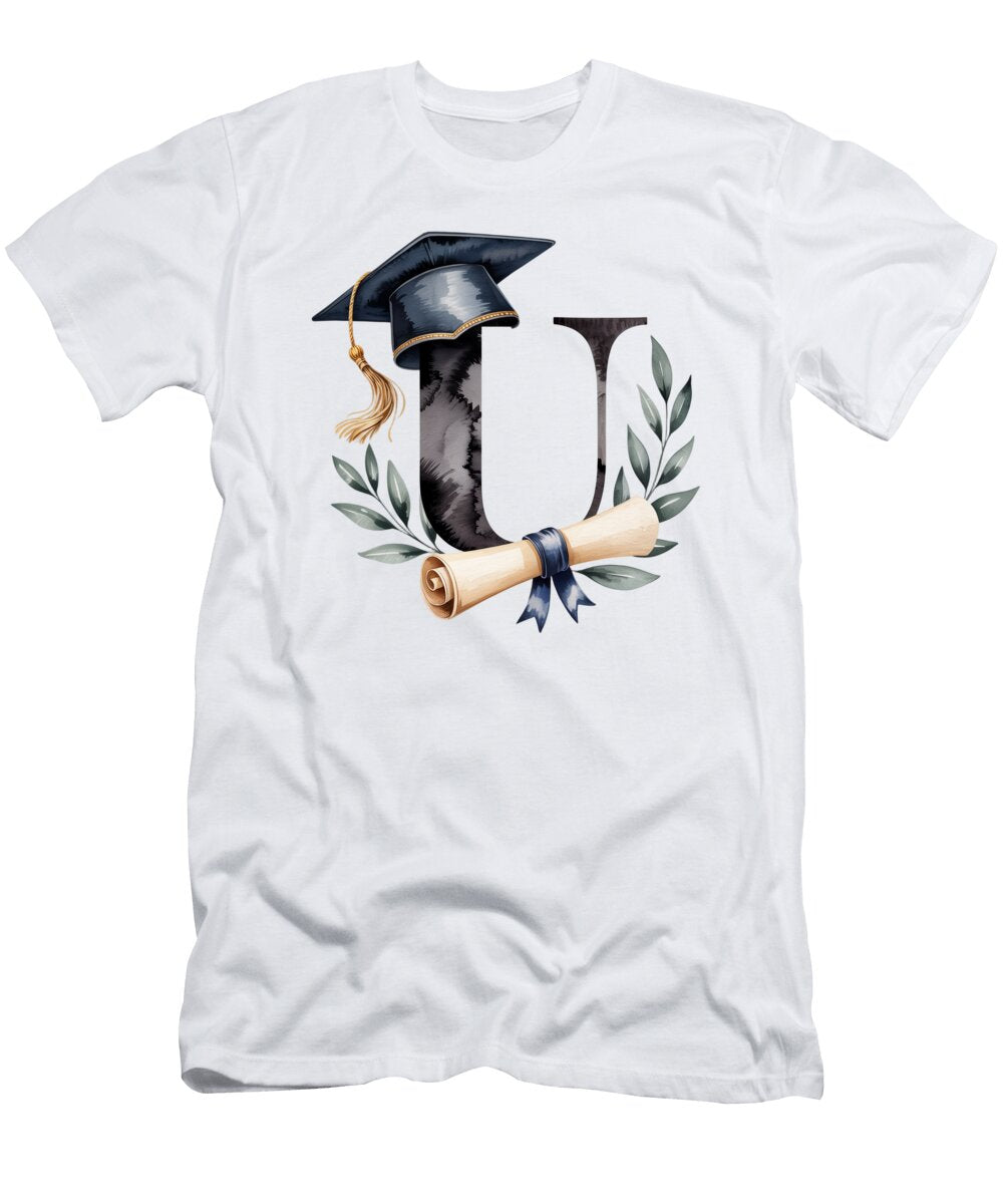 Graduation Letter U Design Joanna Redesiuk T-Shirt