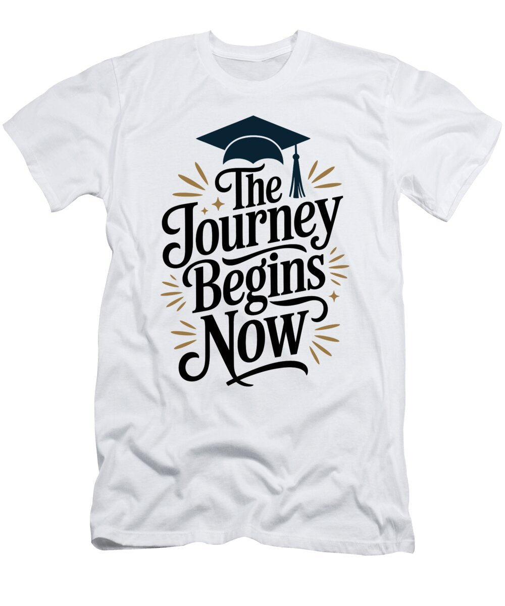 Graduation Motivation Typography Joanna Redesiuk T-Shirt