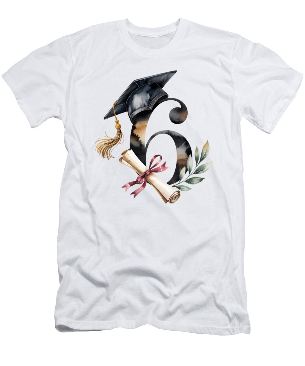 Graduation Number Six Design Joanna Redesiuk T-Shirt