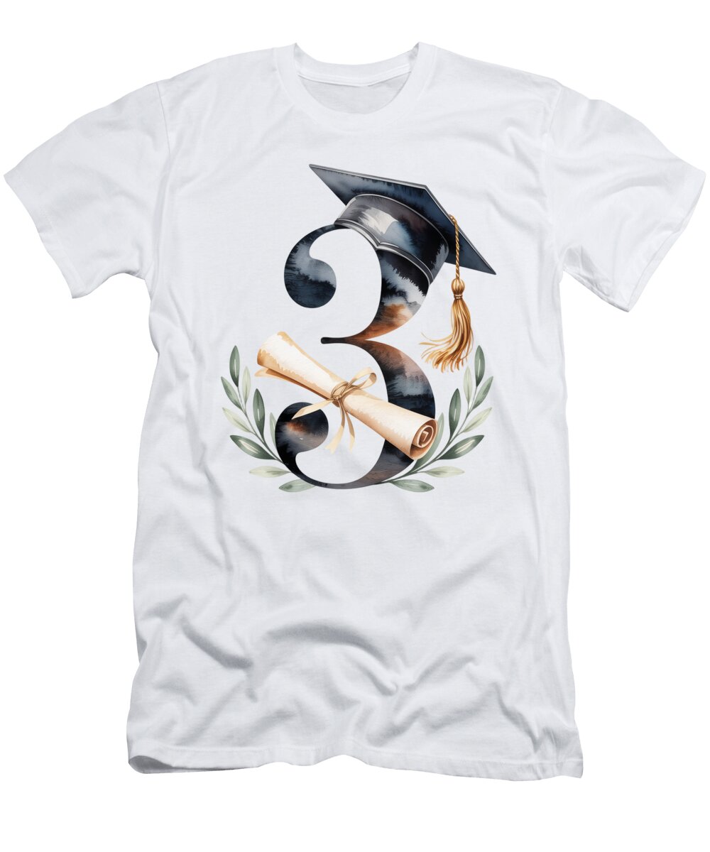 Graduation Number Three Joanna Redesiuk T-Shirt