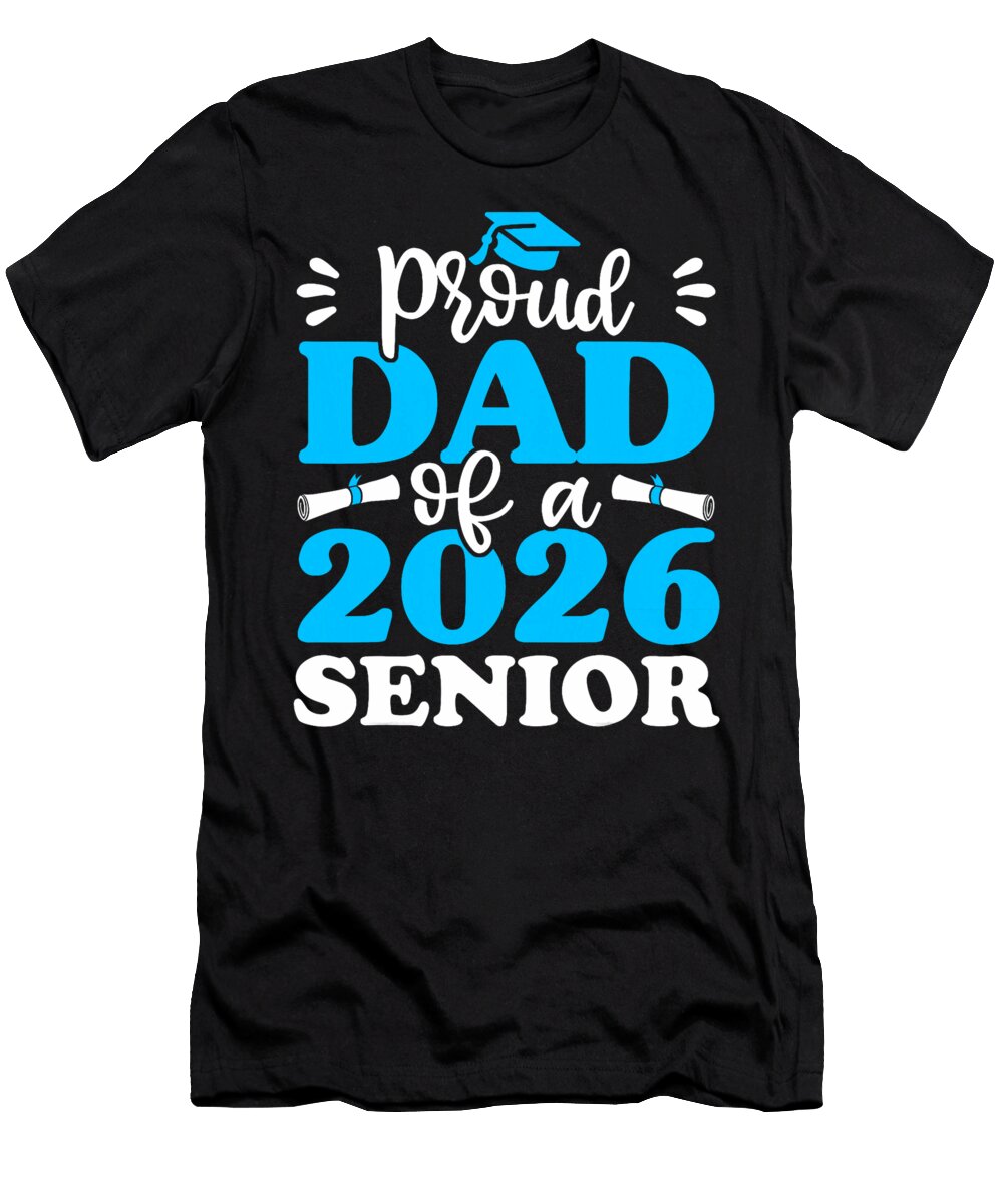 Graduation Proud Dad of a 2026 Senior Class of Coami Tacti T-Shirt