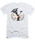 Graduation Symbol with Letter V Joanna Redesiuk T-Shirt