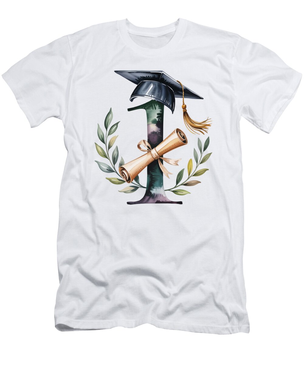 Graduation Symbol with Scroll Joanna Redesiuk T-Shirt