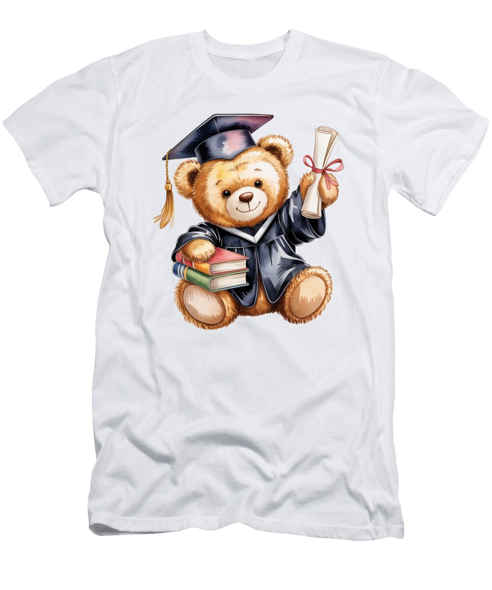 Graduation Teddy Bear Joanna Redesiuk T-Shirt