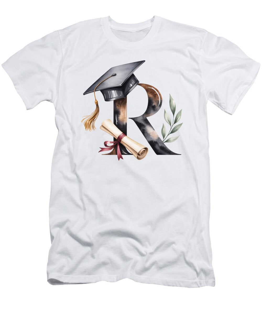 Graduation Theme with Letter R Joanna Redesiuk T-Shirt