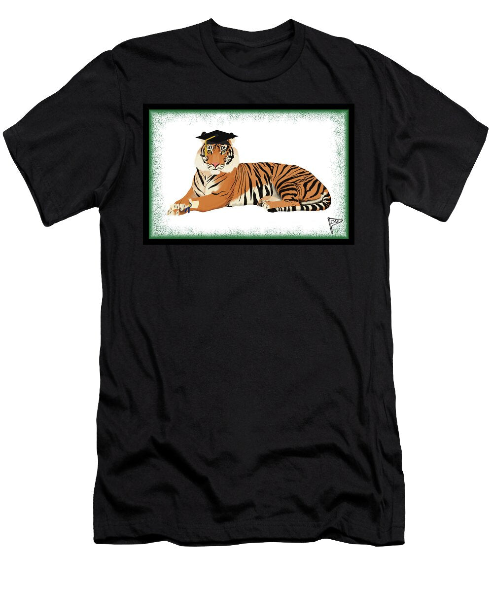 Graduation Tig Green College Mascot Designs T-Shirt