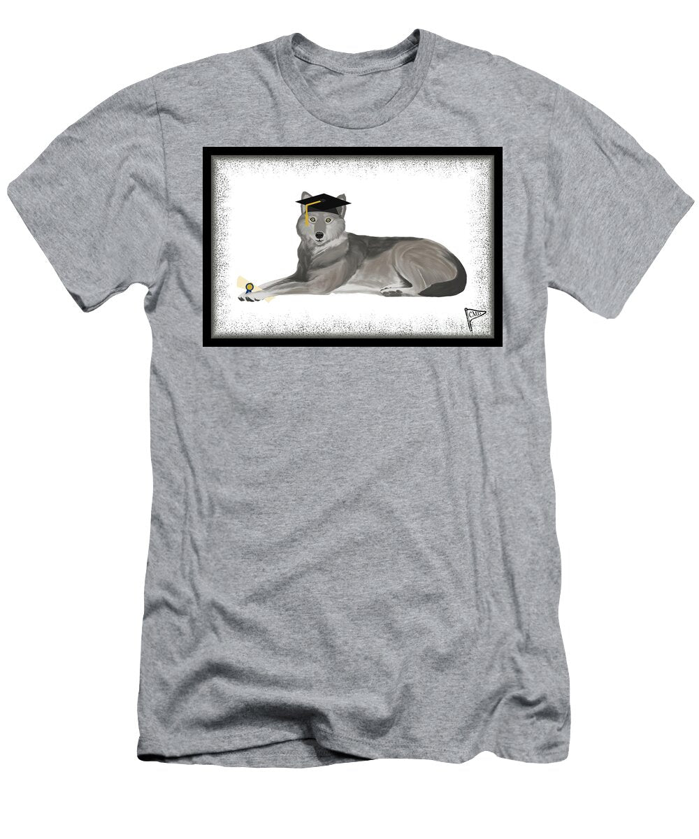 Graduation Wolf College Mascot Designs T-Shirt