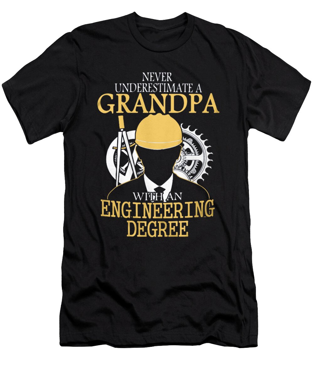 Grandpa Engineer Thucidol T-Shirt