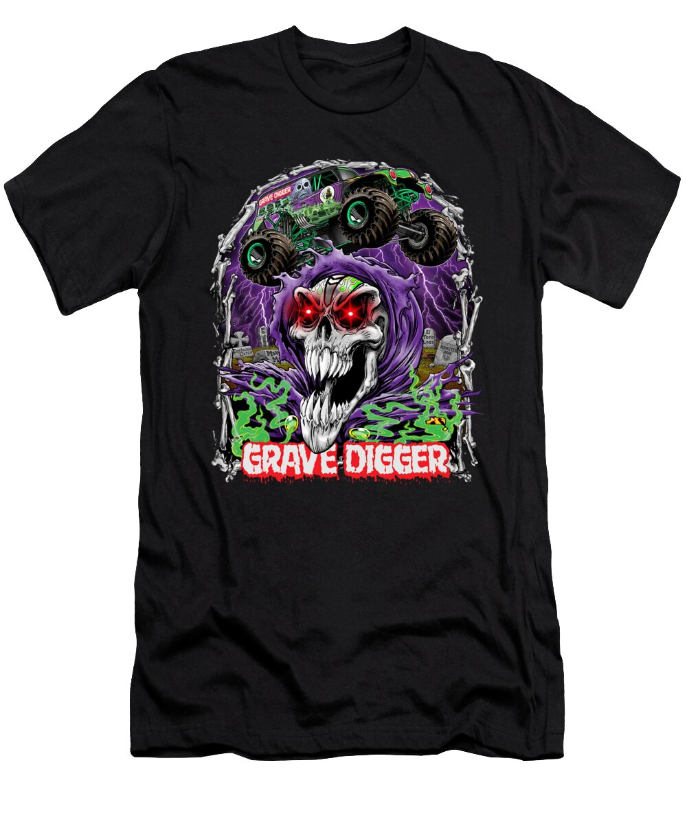 Grave Digger Monster Truck Joye T-Shirt