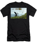 Great Blue Heron Gains Control Over the Greater Siren Carol Vandenbelt T-Shirt