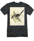 Great Grey Shrike Lanius Excubitor Colourised Plate O1 Historic Illustrations T-Shirt