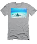 Great Hammerhead Shark Swimming Over a Sandy Seabed Shane Gross Natureplcom T-Shirt