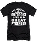 Great Pyrenees Lover Rather Be Outdoors Dusan Vrdelja T-Shirt